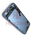 iPhone 13 Back / Battery Cover + Small Parts - Blue (Pulled - Grade B) (No Battery)