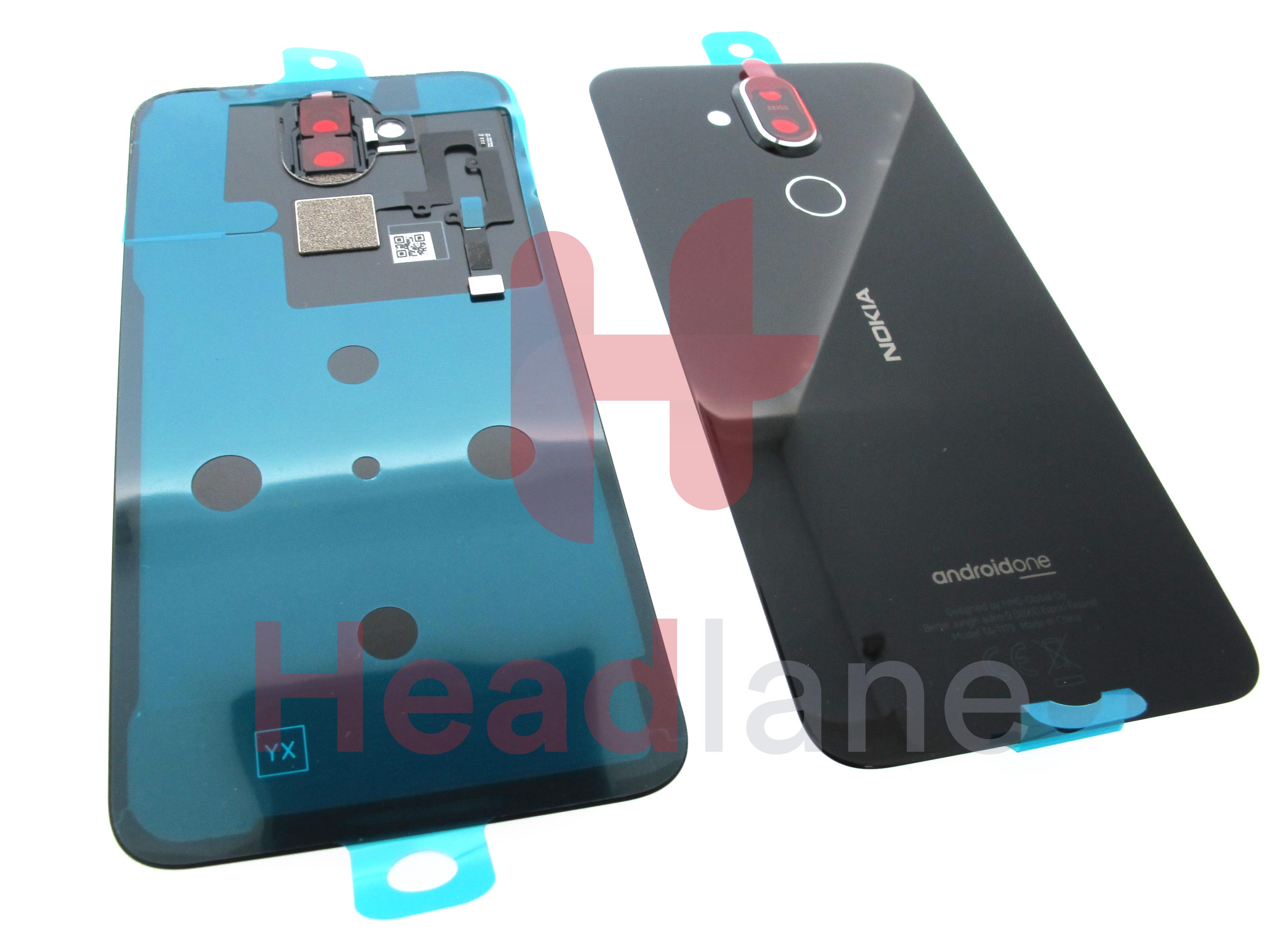 Nokia TA-1119 (Dual SIM) 8.1 Back / Battery Cover - Blue