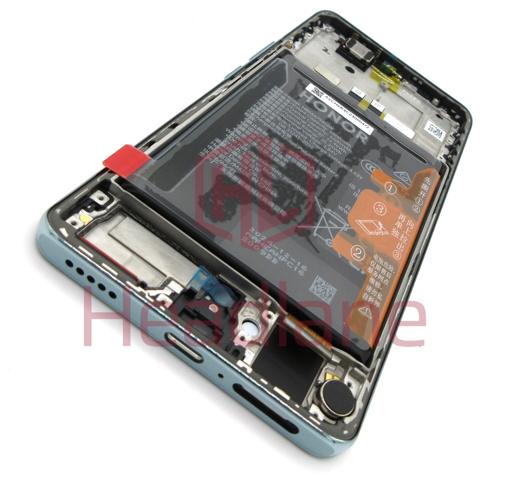 Honor Magic7 Lite LCD Display / Screen + Touch + HB556794EIW Battery - Jade Cyan