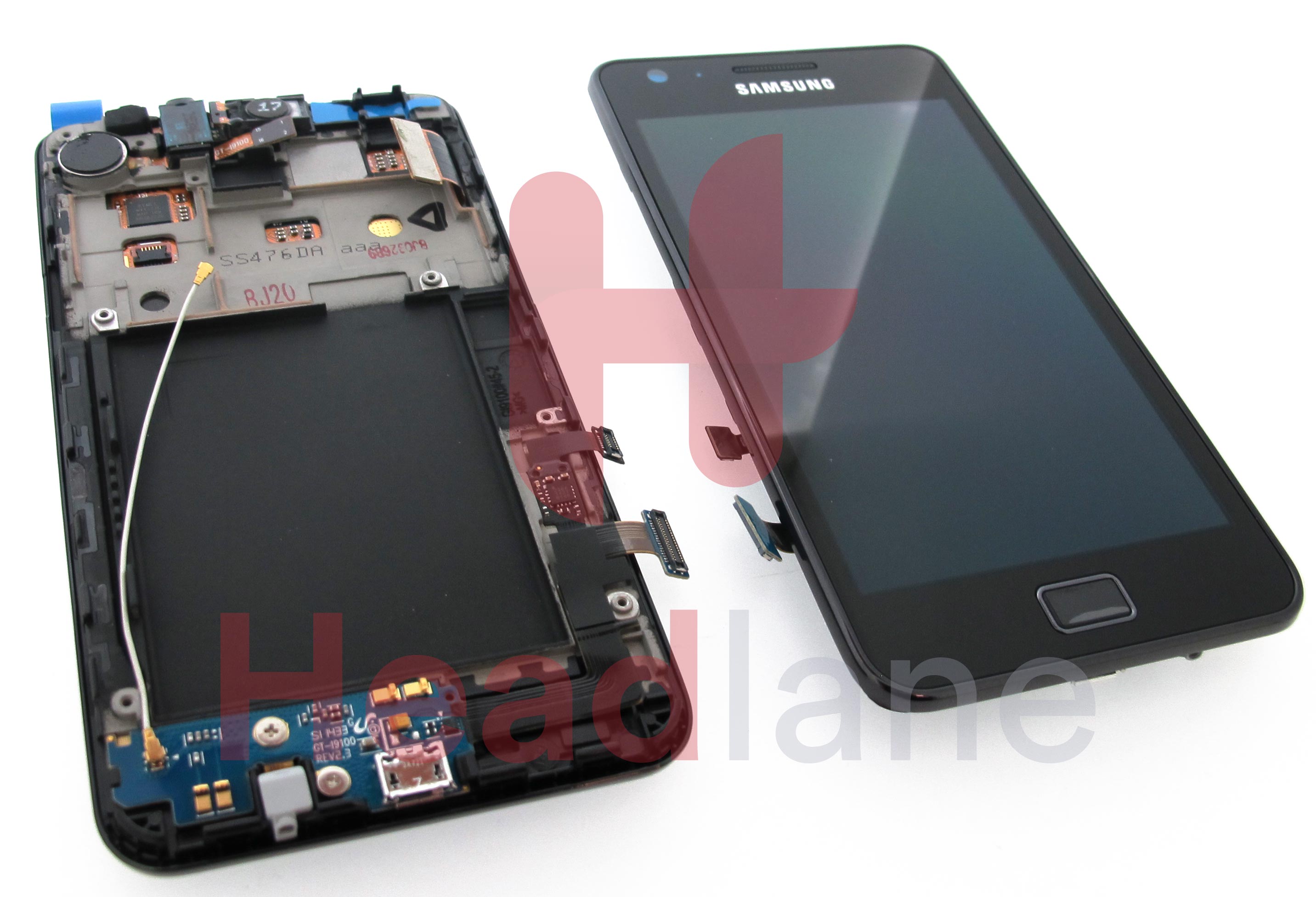 Samsung GT-I9100 Galaxy S2 LCD Display / Screen + Touch - Black