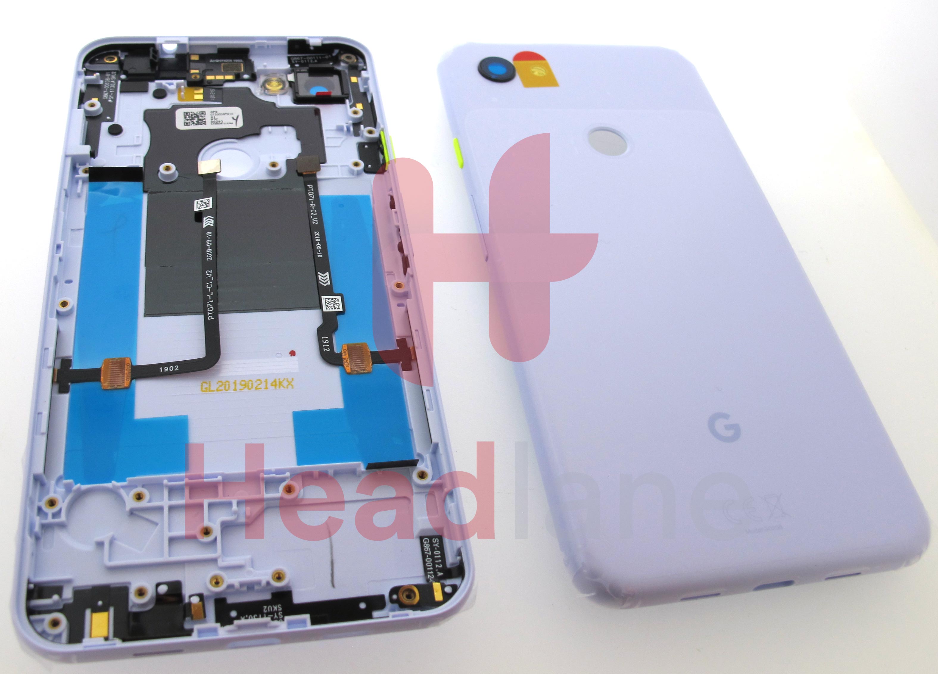 Google Pixel 3a XL Back / Battery Cover - Purple-ish