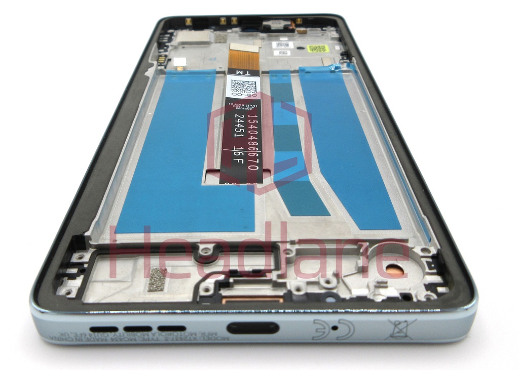 Motorola XT2437 Moto G75 5G LCD Display / Screen + Touch - Succulent Green