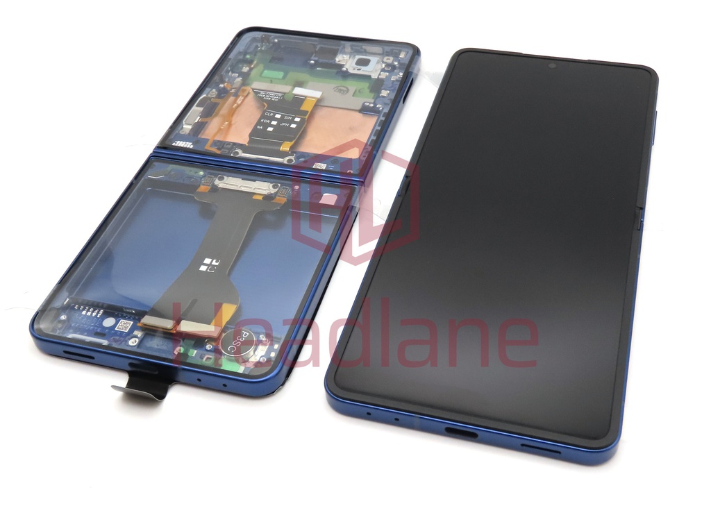Samsung SM-F766 Galaxy Z Flip7 LCD Display / Screen + Touch - Blue Shadow