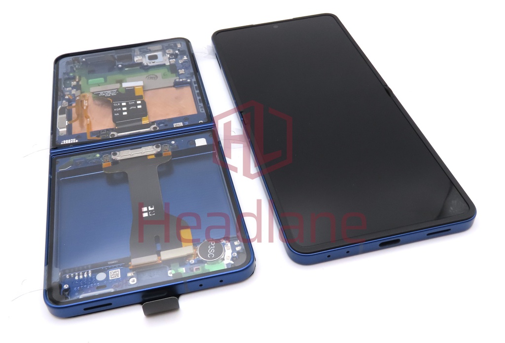 Samsung SM-F766 Galaxy Z Flip7 LCD Display / Screen + Touch - Blue Shadow