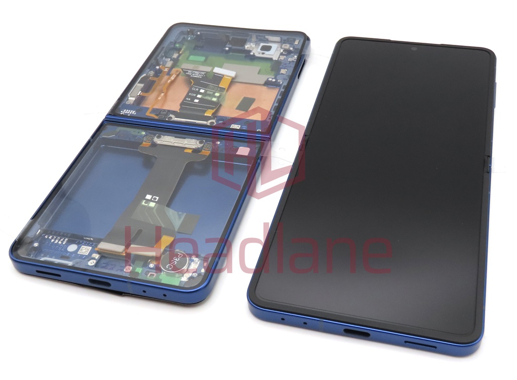 Samsung SM-F766 Galaxy Z Flip7 LCD Display / Screen + Touch - Blue Shadow
