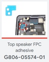 Google Pixel 6a Top Speaker Flex Adhesive / Sticker