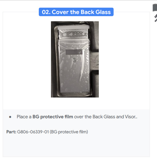 Google Pixel 6 Back / Battery Cover Protective Film