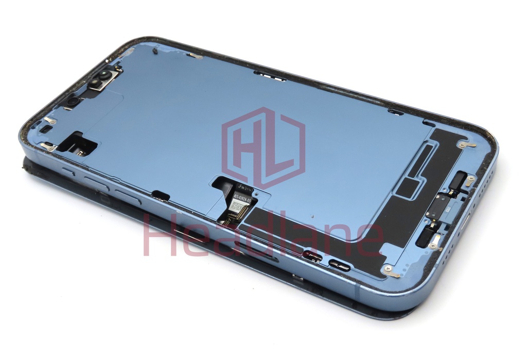iPhone 14 Plus Back / Battery Cover + Small Parts - Blue (Pulled - Grade C)