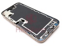 Apple iPhone 16 Pro Max Back / Battery Cover + Small Parts - Desert Titanium (Pulled - Grade C) (No Camera)