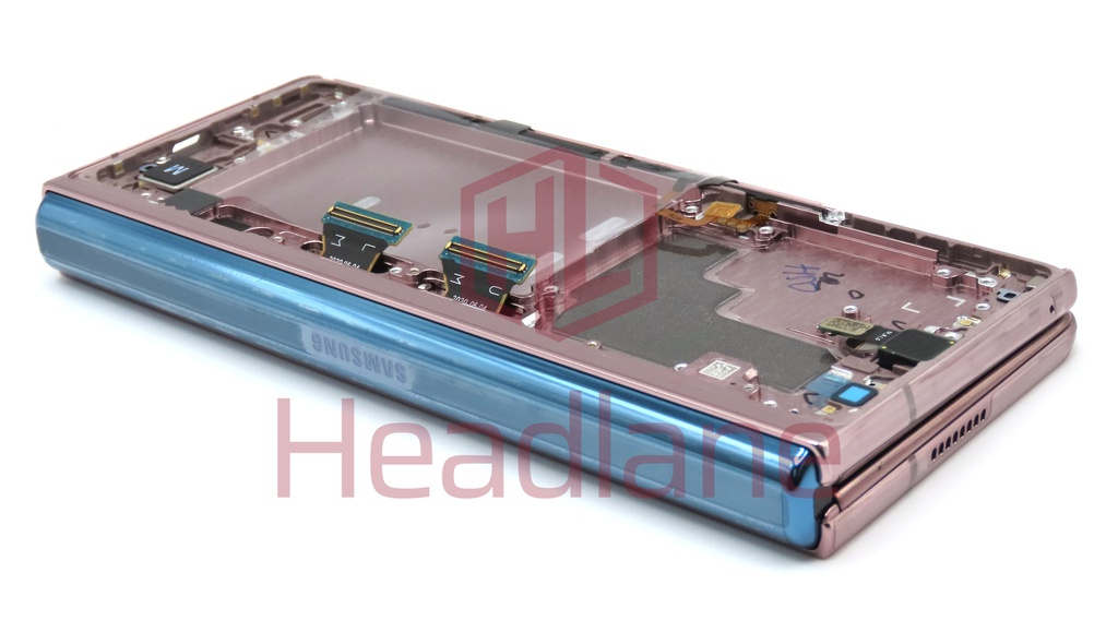 Samsung SM-F916 Galaxy Z Fold2 5G LCD Display / Screen + Touch - Mystic Bronze (Blue Hinge)