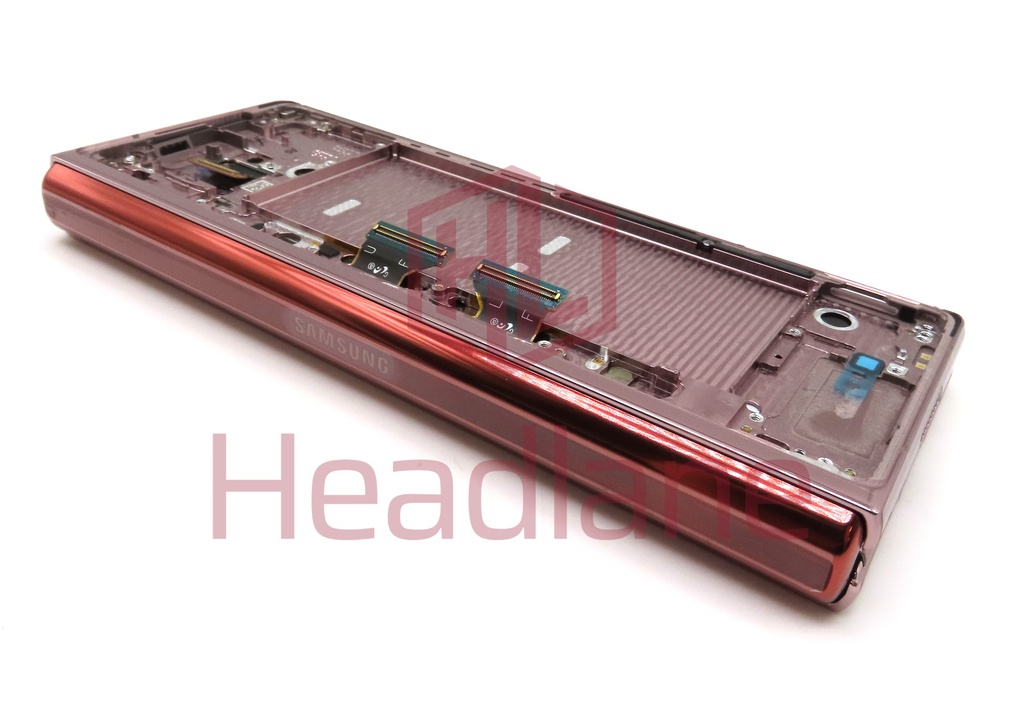 Samsung SM-F916 Galaxy Z Fold2 5G LCD Display / Screen + Touch - Mystic Bronze (Red Hinge)