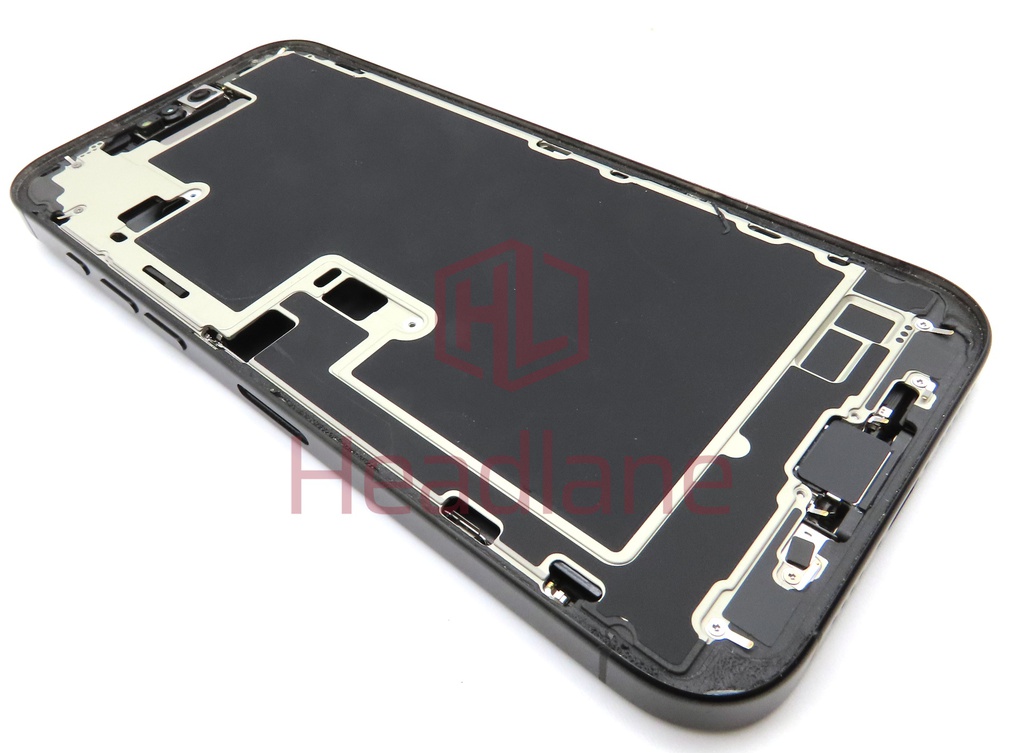 Apple iPhone 16 Pro Max Back / Battery Cover + Small Parts - Black Titanium (Pulled - Grade A)