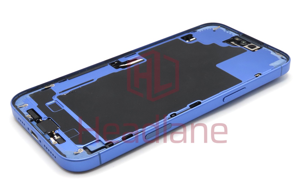 Apple iPhone 16 Plus Back / Battery Cover + Small Parts - Blue (Pulled - Grade A)