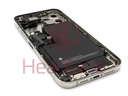 iPhone 13 Pro Max Back / Battery Cover + Small Parts - Silver (Pulled - Grade C) (No Camera)