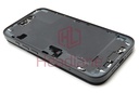 Apple iPhone 16 Back / Battery Cover + Small Parts - Black (Pulled - Grade C)