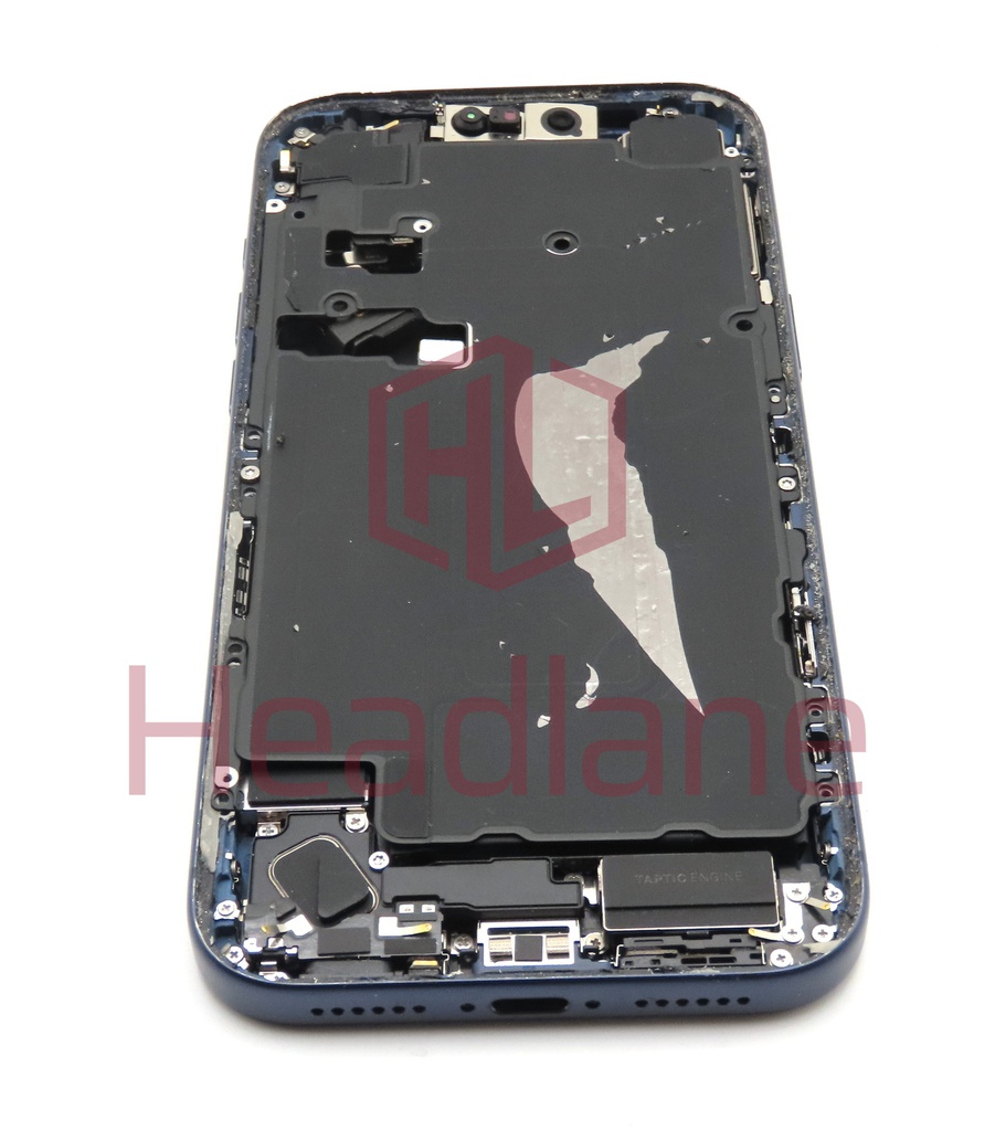 Apple iPhone 17 Pro Max Back / Battery Cover + Small Parts - Deep Blue (Pulled - Grade B)