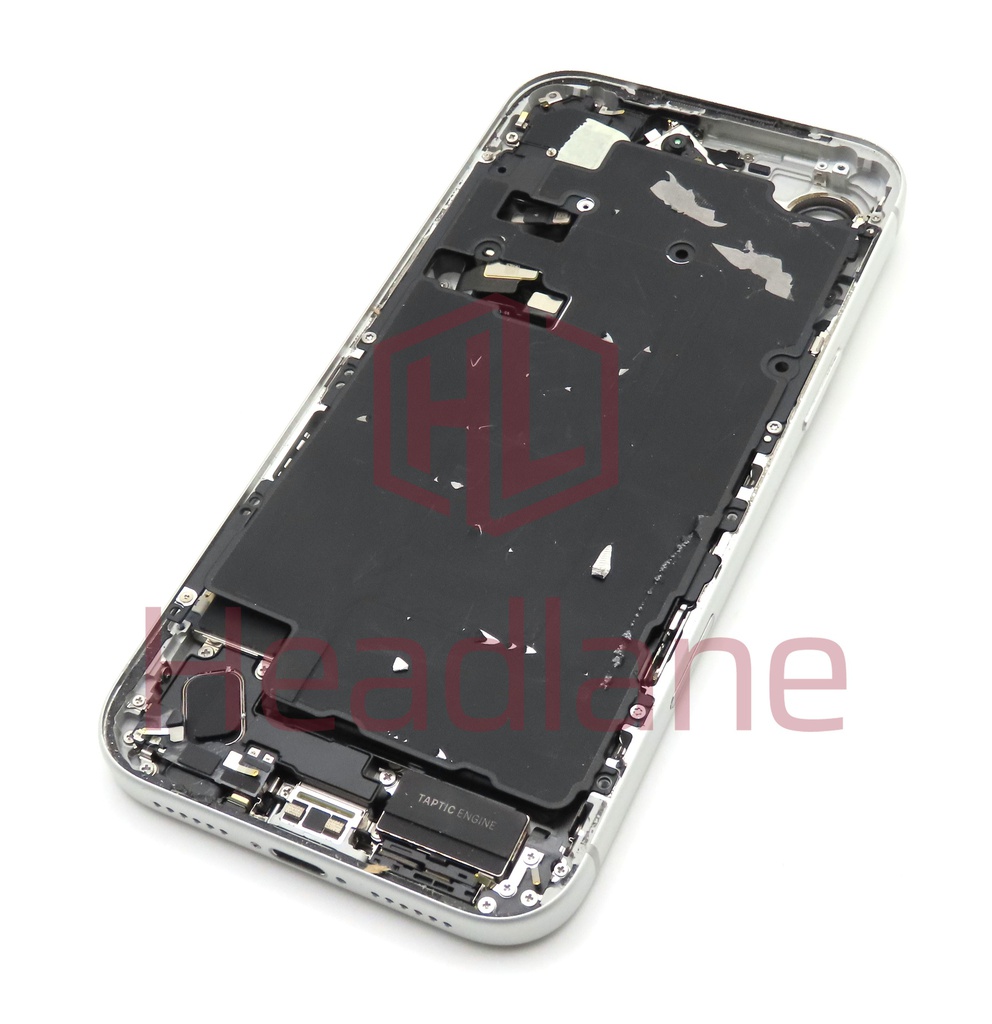Apple iPhone 17 Pro Max Back / Battery Cover + Small Parts - Silver (Pulled - Grade C) (No Camera)