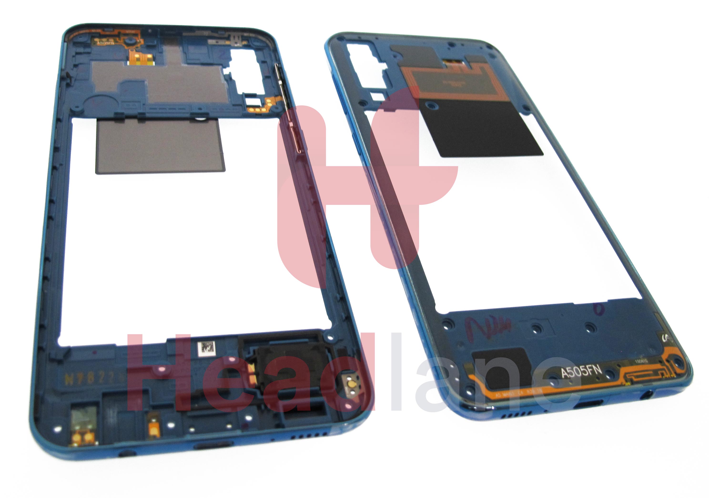 Samsung SM-A505 Galaxy A50 Middle Cover / Chassis - Blue