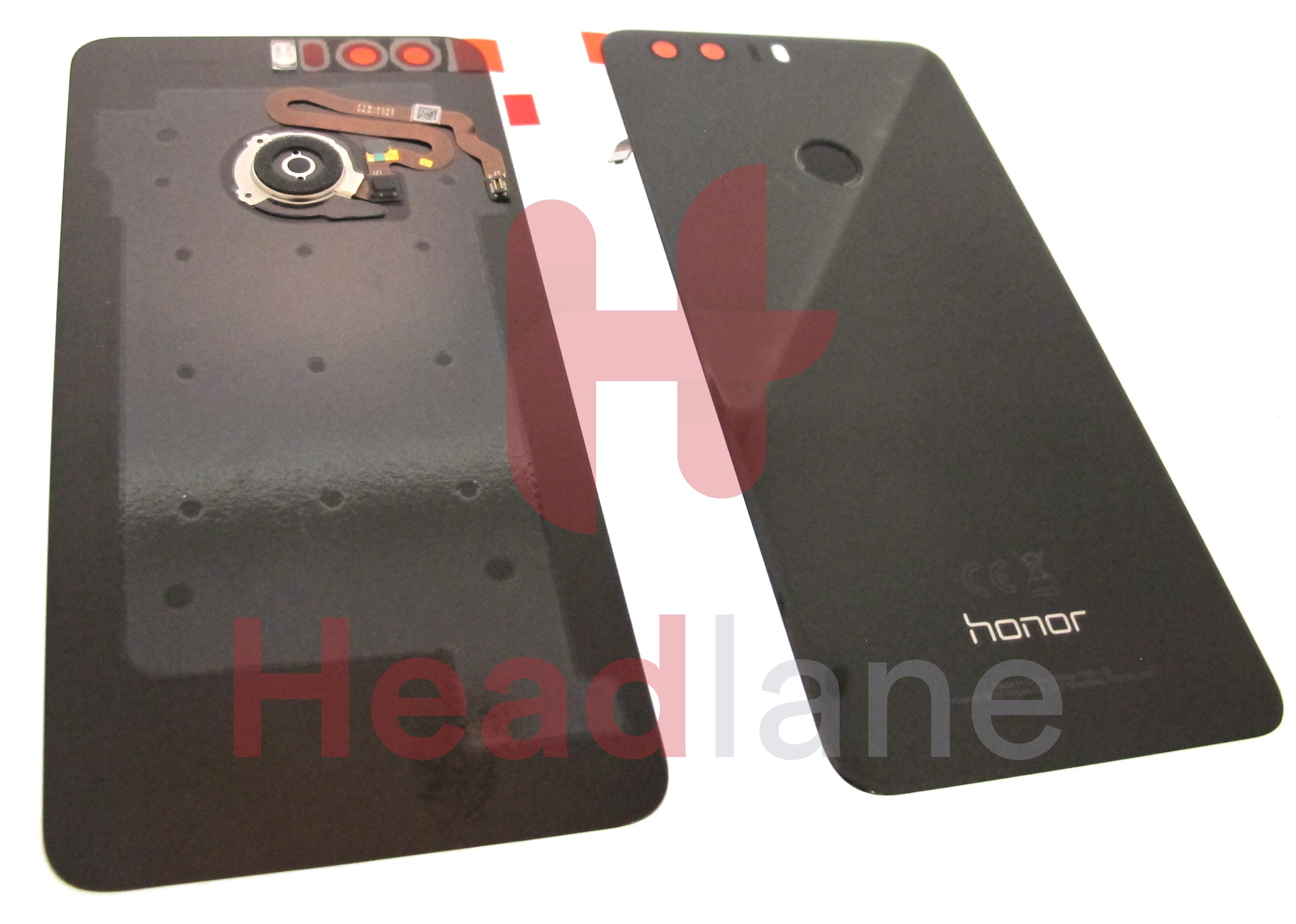Huawei Honor 8 Back / Battery Cover + Fingerprint Sensor - Black