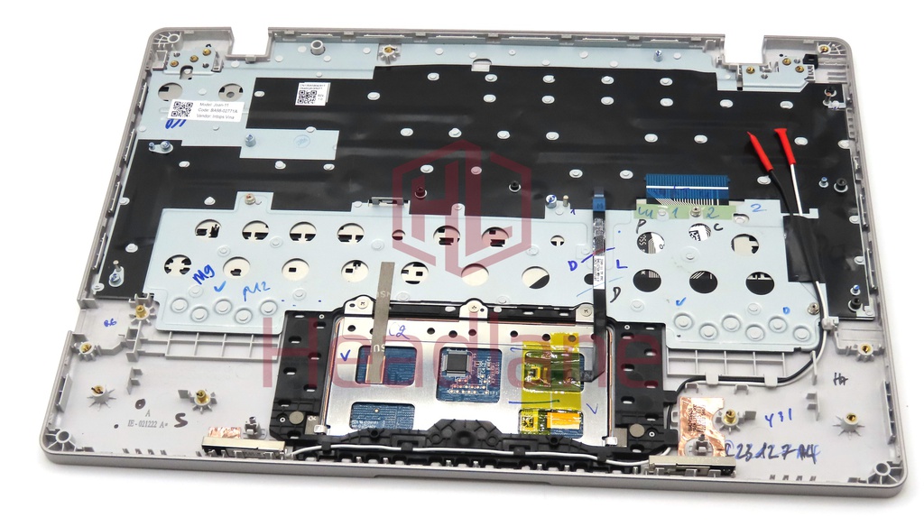 Samsung XE310XBA Chromebook 4 11.6" Top Cover + Keyboard (UK QWERTY)