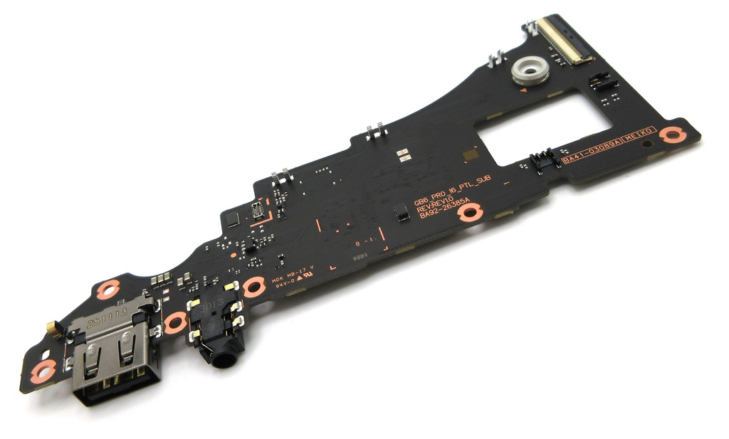 Samsung NP960XJG Galaxy Book6 Pro 16" Top USB / Headphone Jack Board