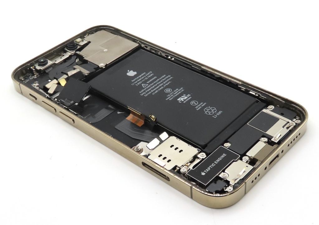 Apple iPhone 12 Pro Back / Battery Cover + Small Parts - Gold (Grade C)