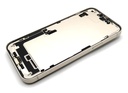 iPhone 14 Plus Back / Battery Cover + Small Parts - Starlight (Pulled - Grade B)