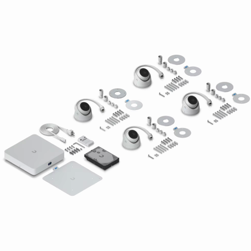 Ubiquiti UniFi Protect UNVR-Instant-Kit Network Video Recorder Instant Kit (inc. 4 x G5 Turret Ultra Cameras + 1TB HDD)