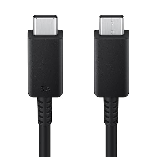 Samsung EP-DX510JBEGEU USB-C to USB-C Cable 100W 5A 1.8m - Black (Retail Packed)