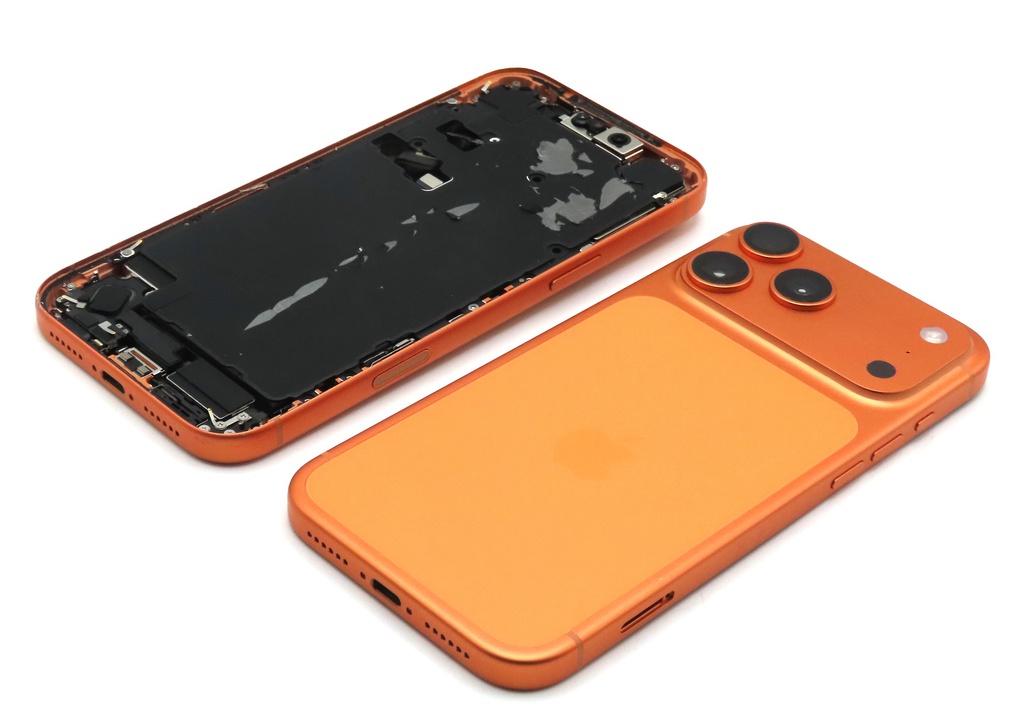 Apple iPhone 17 Pro Max Back / Battery Cover + Small Parts - Cosmic Orange (Pulled - Grade C)