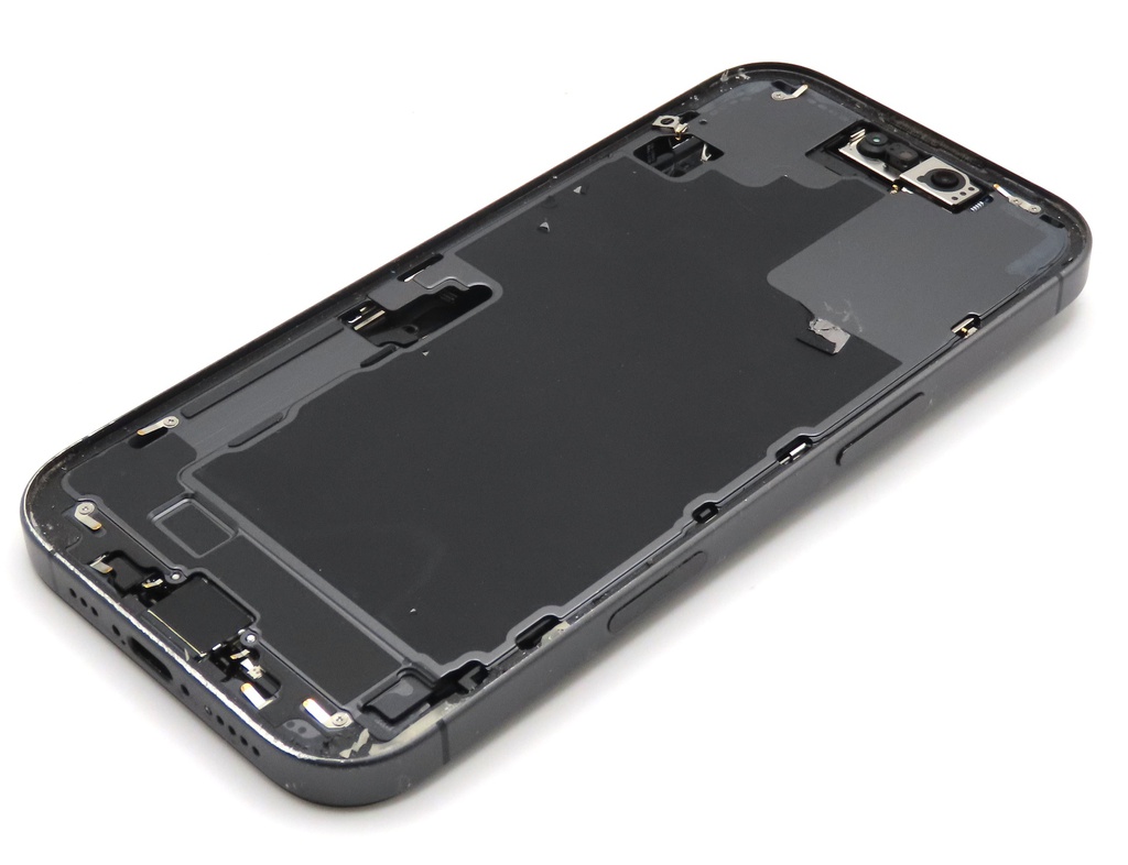 Apple iPhone 17 Back / Battery Cover + Small Parts - Black (Pulled - Grade C)