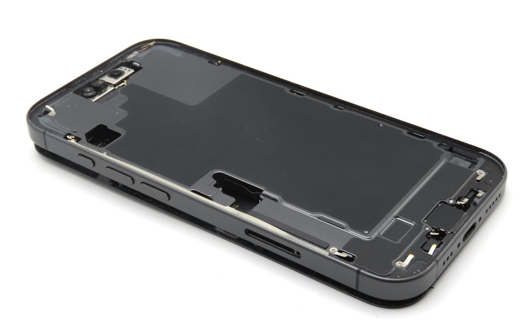 Apple iPhone 17 Back / Battery Cover + Small Parts - Black (Pulled - Grade B) (No Camera)