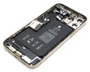 iPhone 12 Pro Max Back / Battery Cover + Small Parts - Gold (Pulled - Grade C) (No Camera)