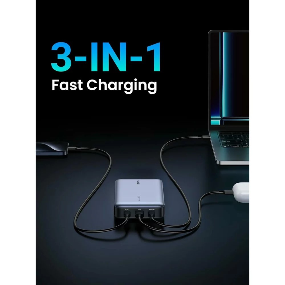 UGREEN PB720 Nexode 20000mAh 100W QC + PD Powerbank - Grey