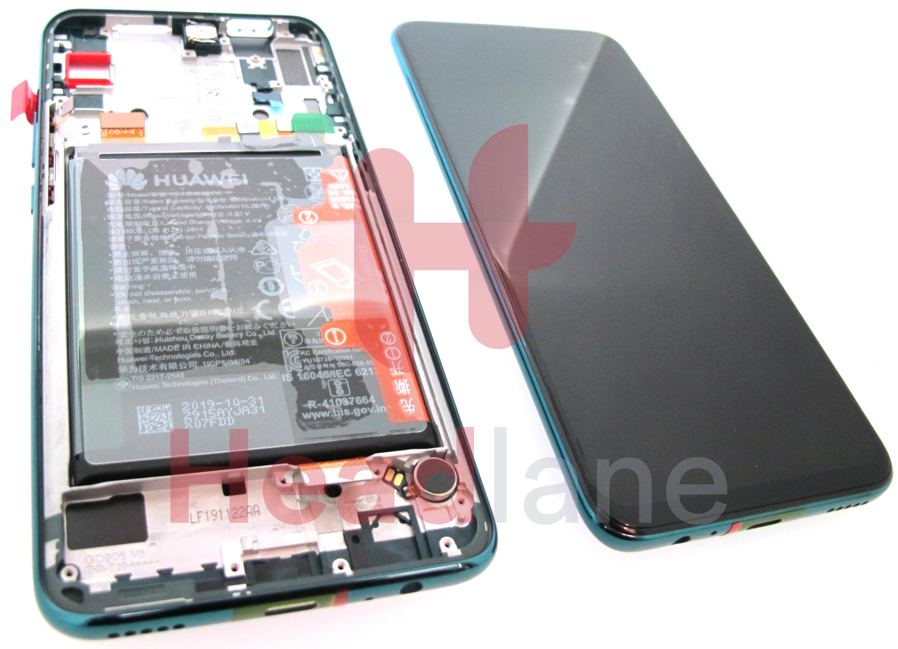 Huawei P Smart Z LCD Display / Screen + Touch + Battery - Green