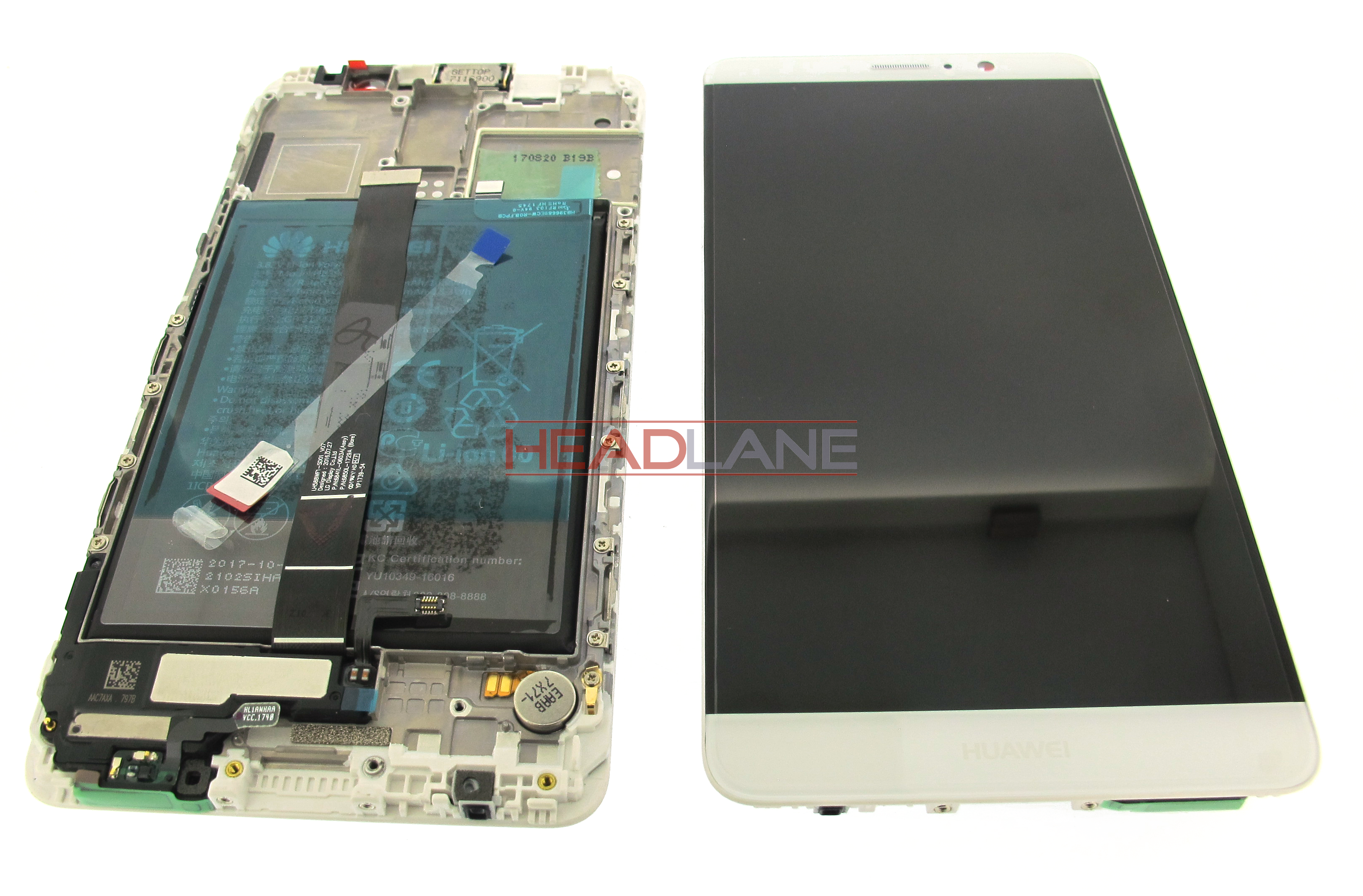 Huawei Mate 9 LCD / Touch + Battery Assembly - Silver