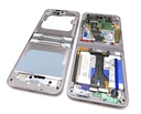 Samsung SM-F741 Galaxy Z Flip6 5G Display Frame + Battery Assembly - Silver Shadow