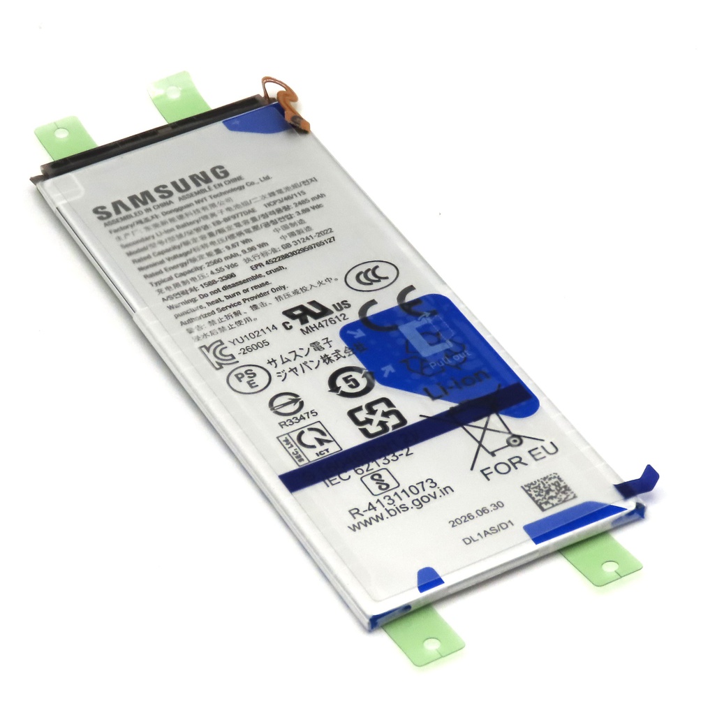 Samsung SM-F976 Galaxy Fold8 Ultra 5G EB-BF977DAE 2560mAh Battery