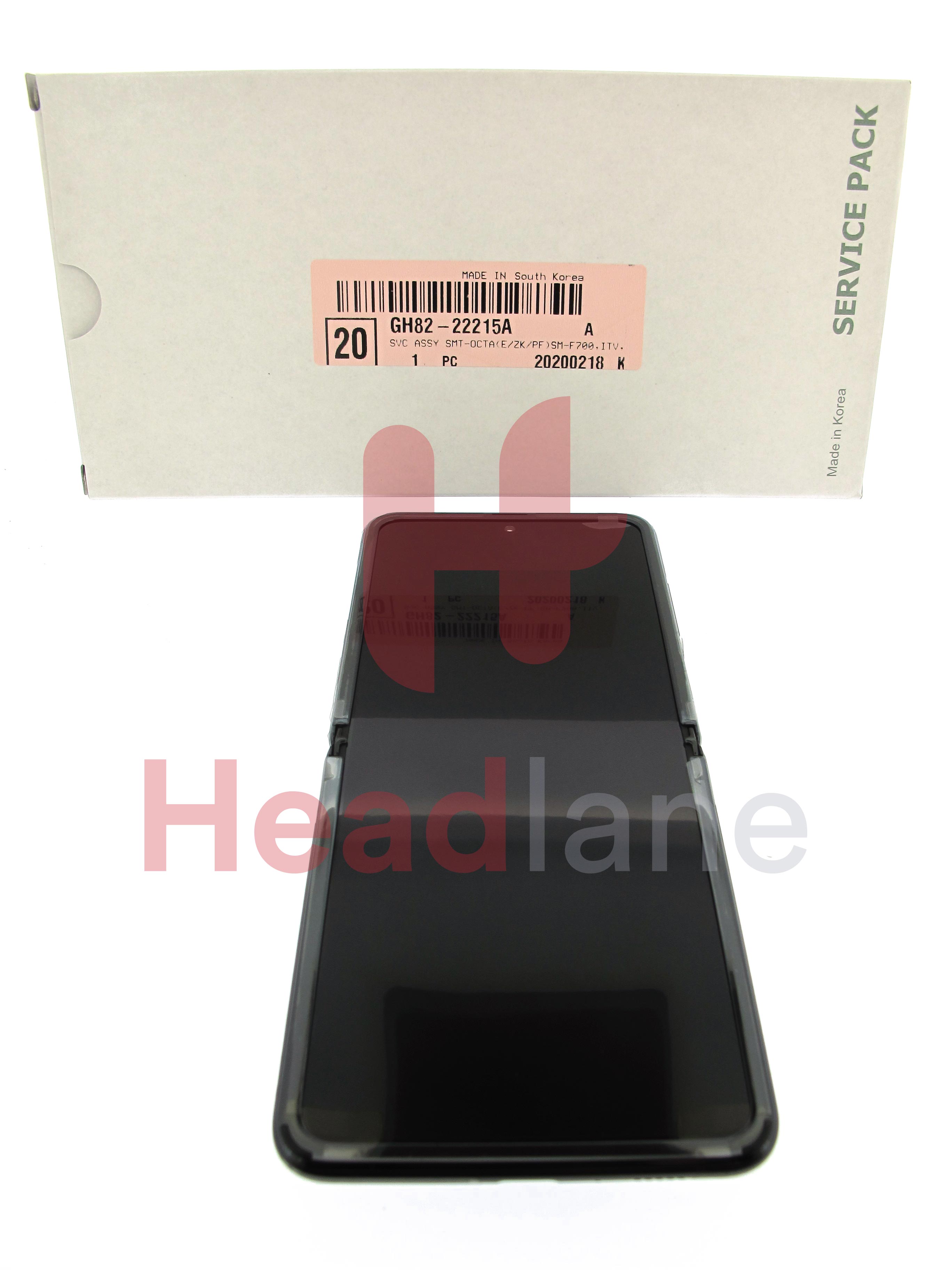 Samsung SM-F700 Galaxy Z Flip LCD Display / Screen + Touch - Black