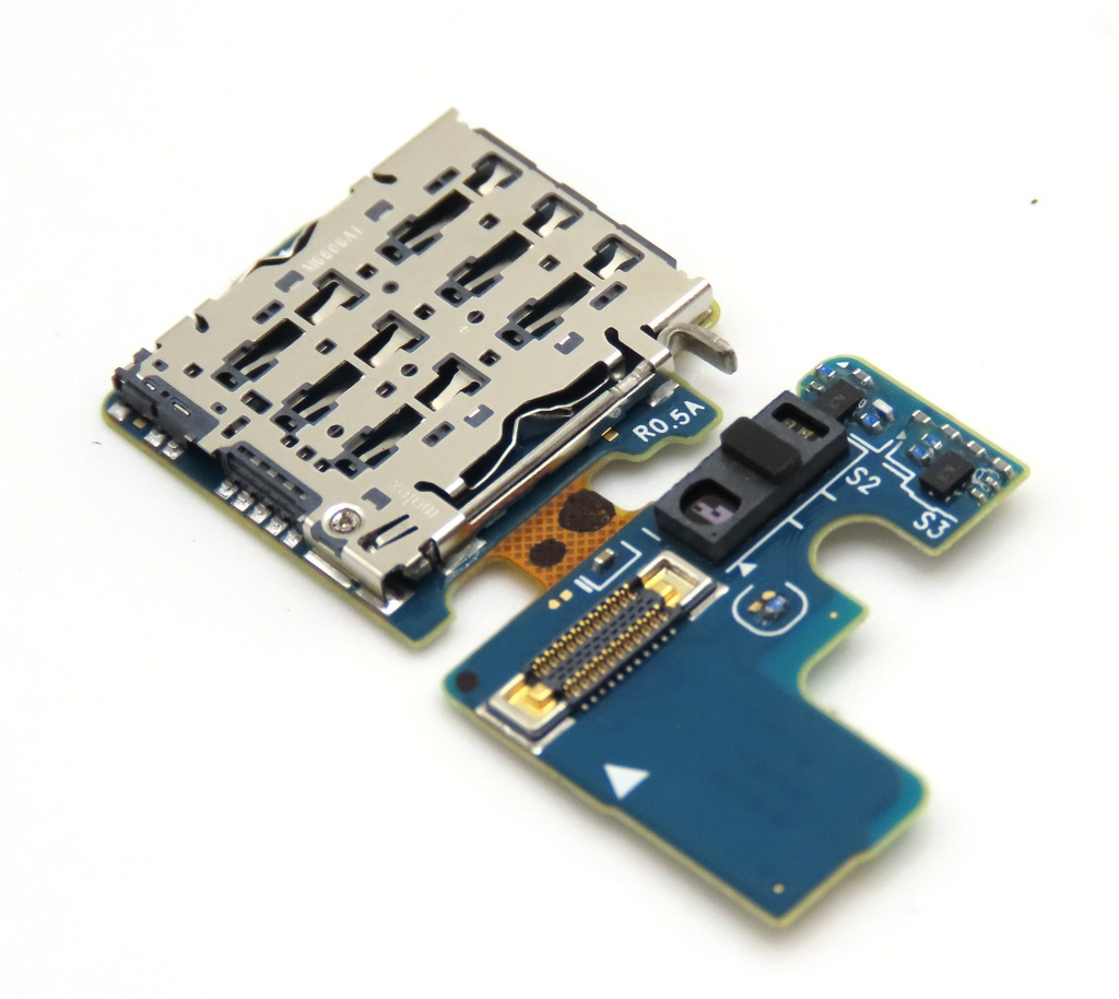 Samsung SM-F971 Galaxy Z Fold8 5G Top Sub Board + SIM Card Reader
