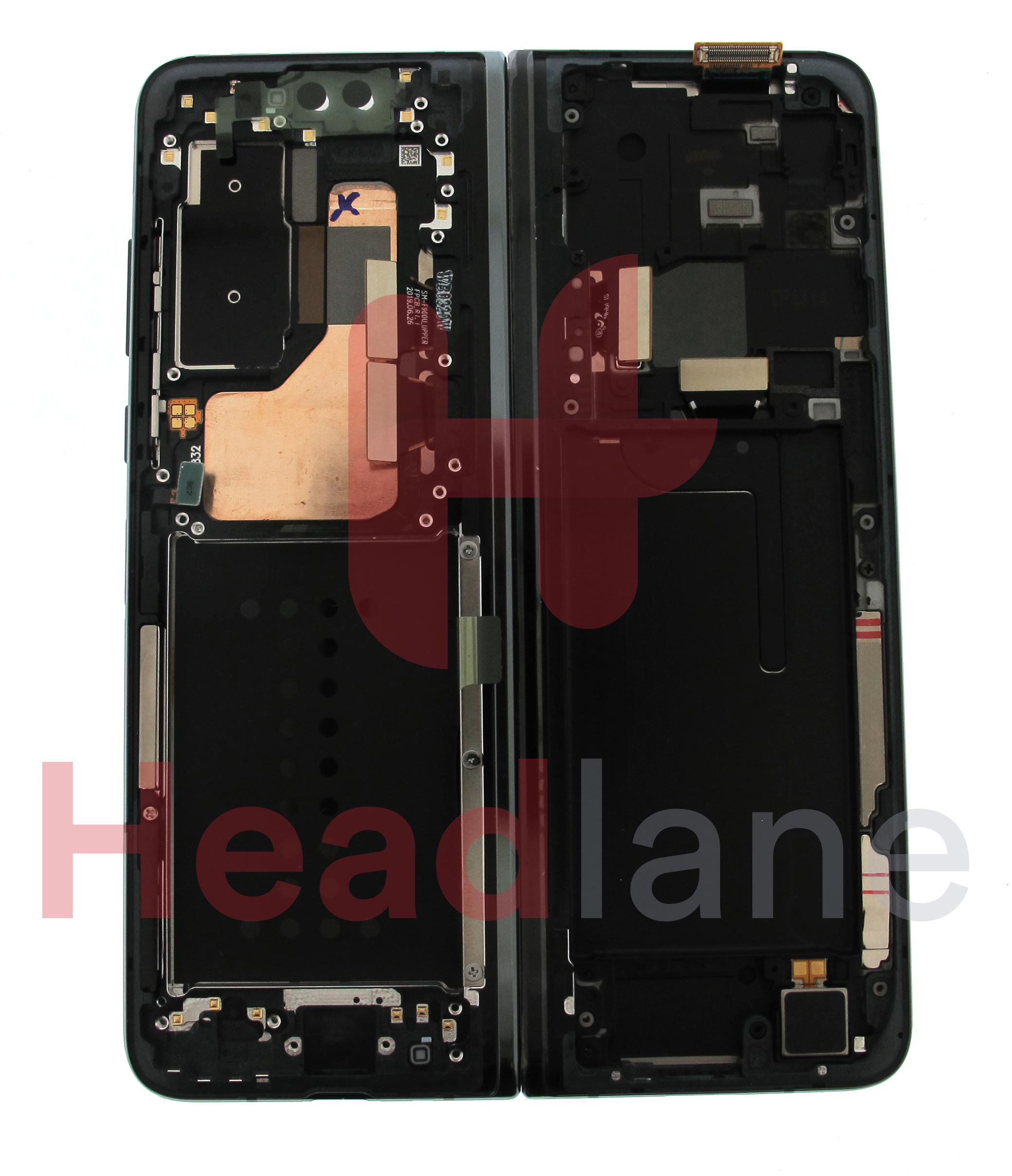 Samsung SM-F900 Galaxy Fold LCD Display / Screen + Touch - Black