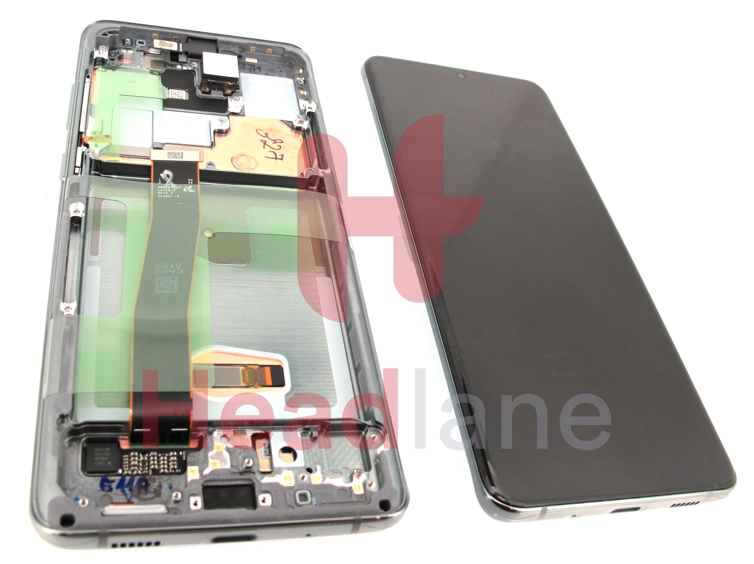 Samsung SM-G988 Galaxy S20 Ultra LCD Display / Screen + Touch - Grey