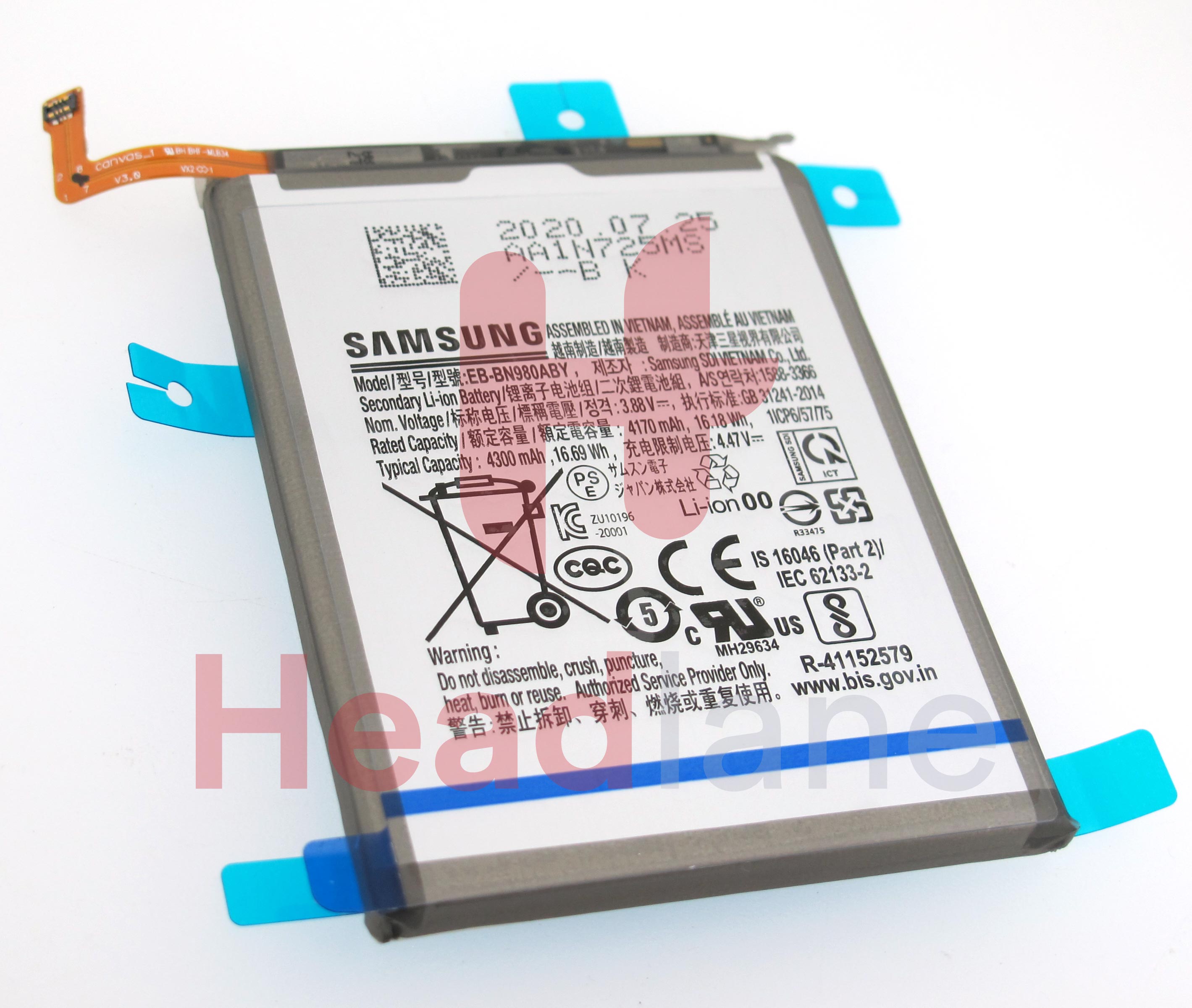 Samsung SM-N980 SM-N981 Galaxy Note 20 EB-BN980ABY Internal Battery