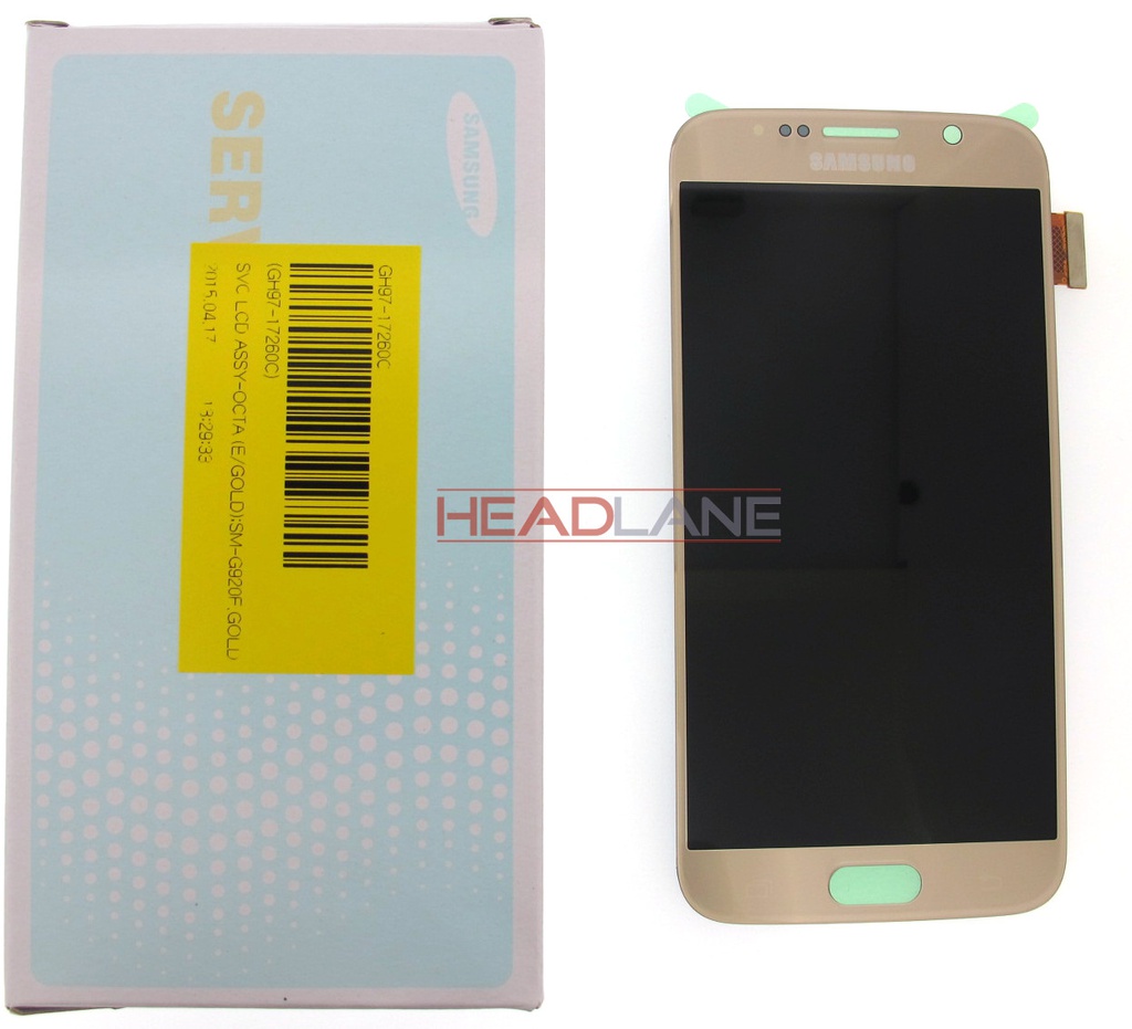 Samsung SM-G920F Galaxy S6 LCD / Touch - Gold