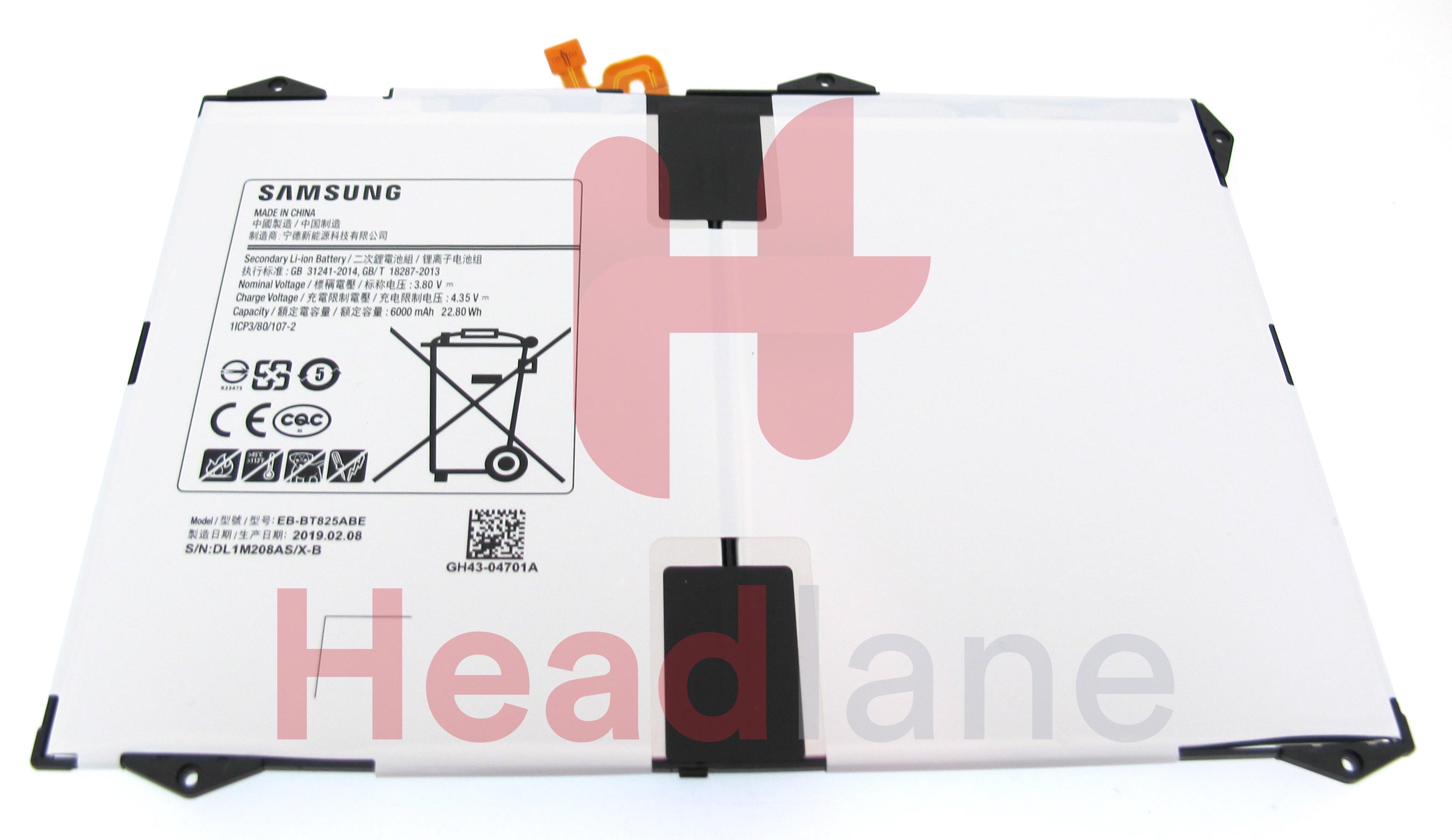 Samsung SM-T820 T825 Galaxy Tab S3 9.7&quot; EB-BT825ABE Internal Battery