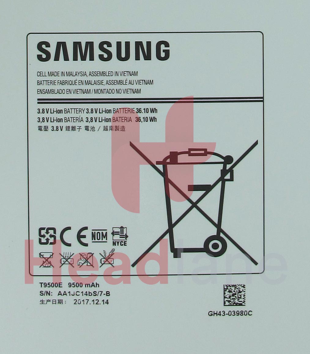 Samsung SM-P900 Galaxy NotePro 12.2&quot; Battery T9500E