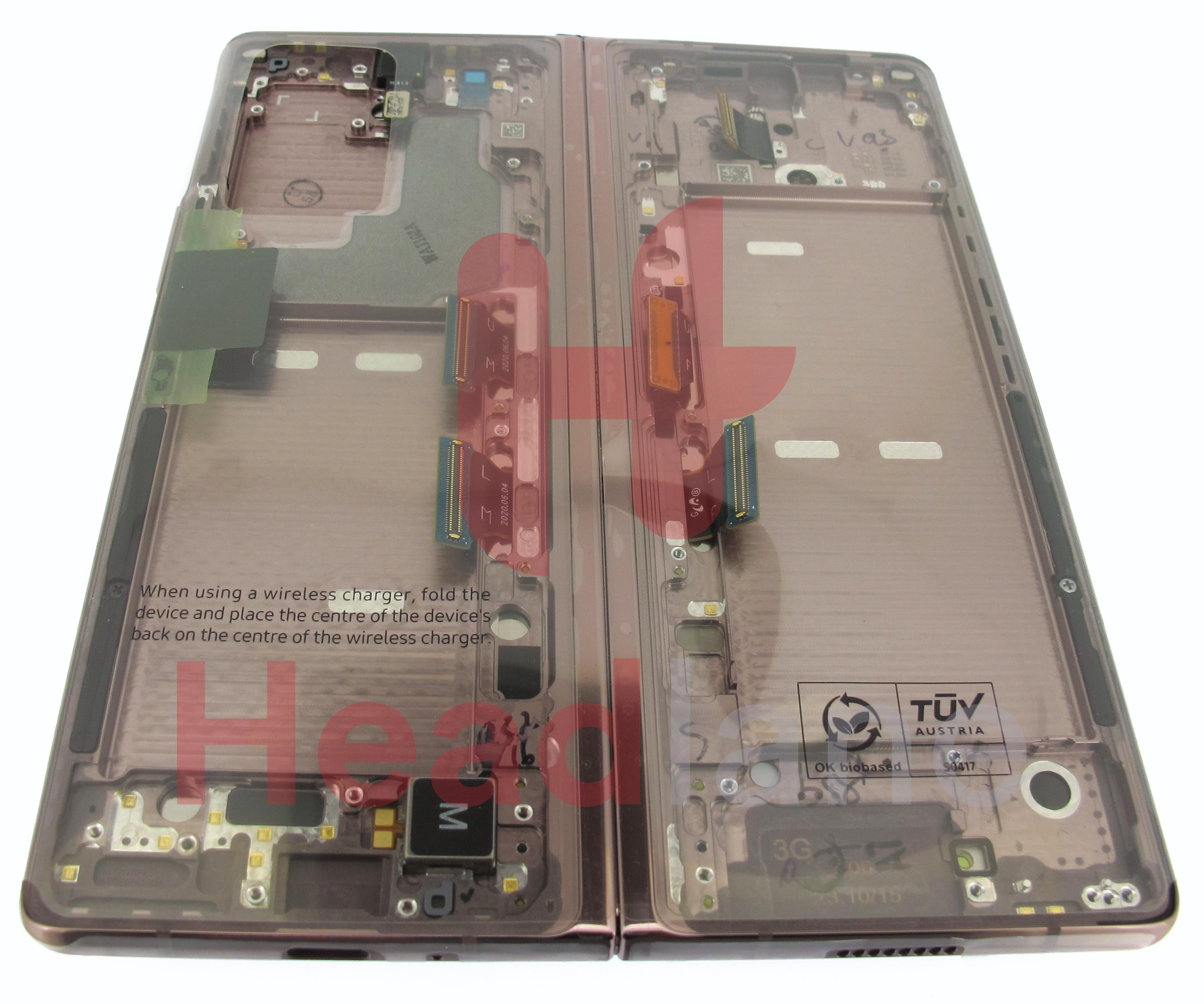 Samsung SM-F916 Galazy Z Fold2 5G LCD Display / Screen + Touch - Mystic Bronze (Bronze Hinge)