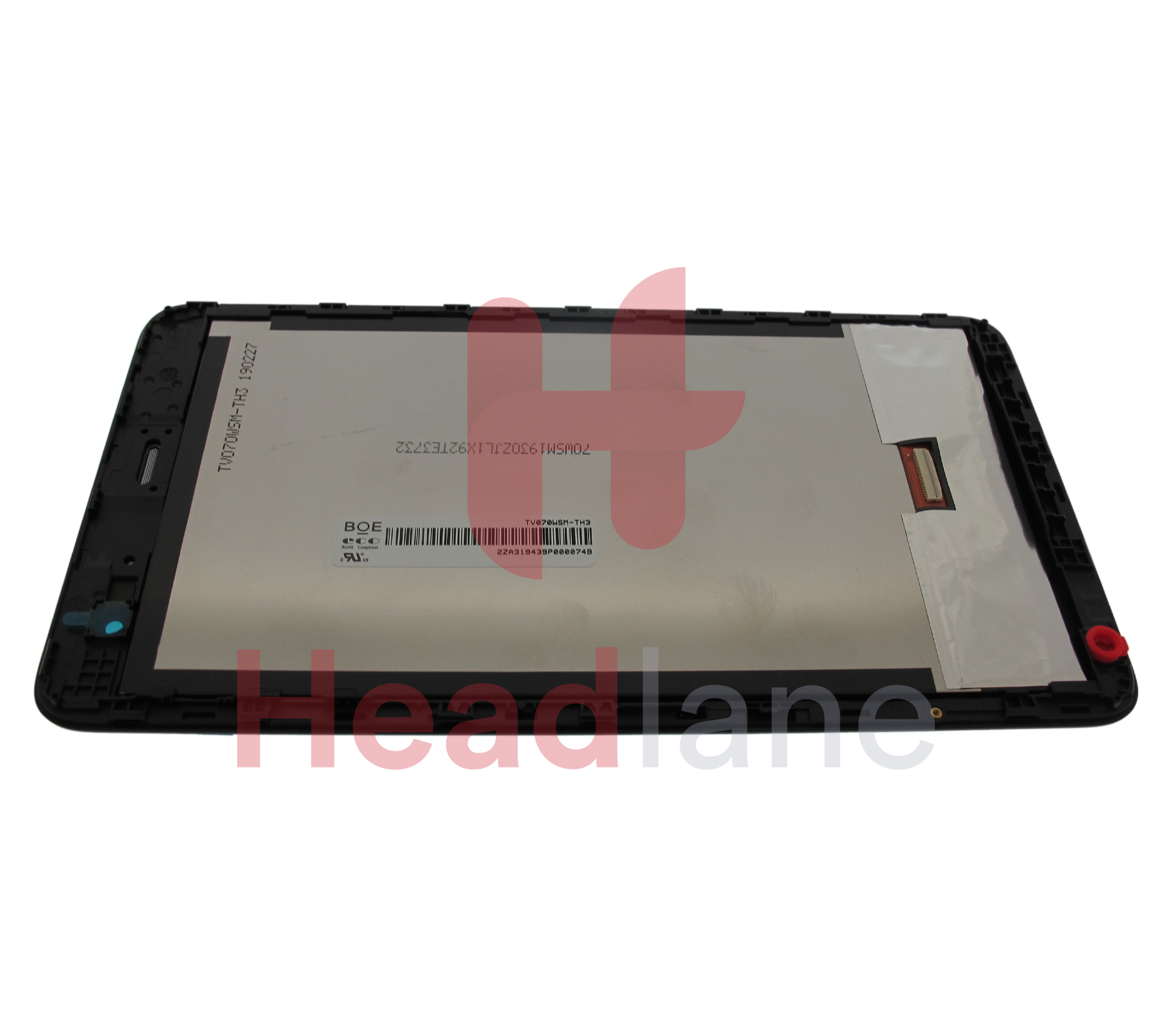 Huawei MediaPad T2 7.0&quot; Front Cover + Touch Panel / Digitizer - Silver