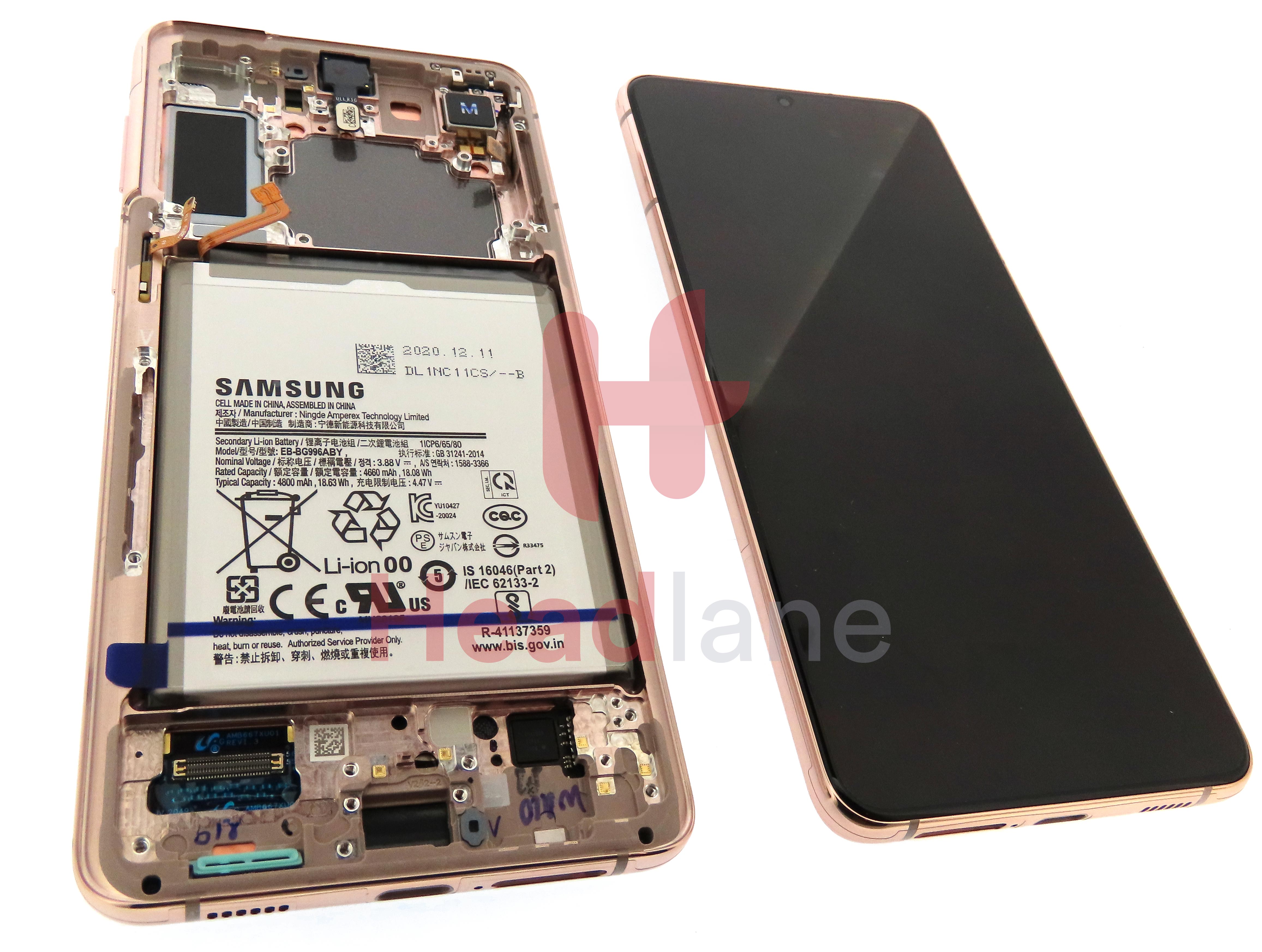 Samsung SM-G996 Galaxy S21+ 5G LCD Display / Screen + Touch + Battery - Phantom Violet