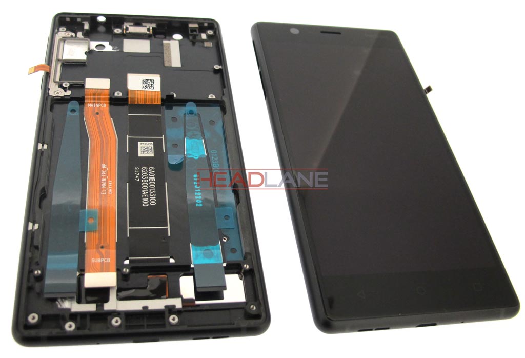 Nokia 3 LCD / Touch - Black (Type B - Single SIM)
